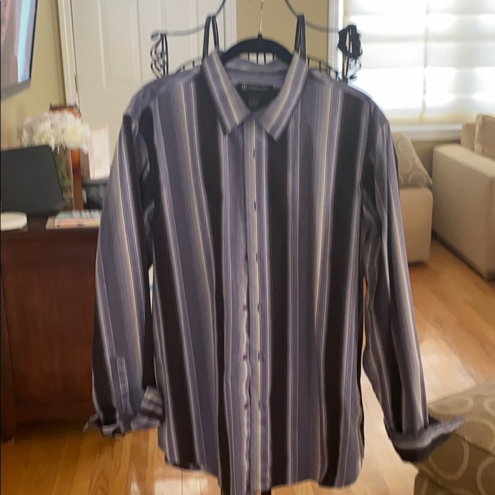 Men’s INC Shirt Multi-Color Strips